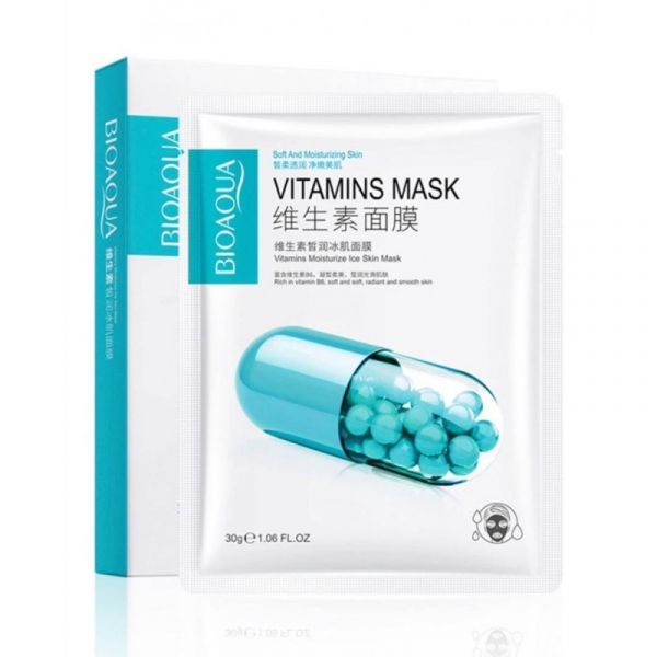 Face mask Bioaqua Vitamins Moisturize Ice Skin Mask, 30 gr.